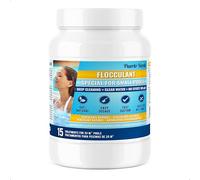 Puerto Verde • Flocculante Naturale 15 Trattamenti. Flocculante per Piccole Piscine e Spa. Eliminatore di Torbidità per Acque Cristalline. Chiarificatore in Granuli per Uso Sicuro.