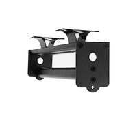 PUFAHAU Armadio con Asta Estraibile Retrattile, Asta Estraibile per Guardaroba con Cuscinetto da 25 kg, Portapantaloni in Lega di Alluminio con Binario Scorrevole, Appe(A34,5 Cm)