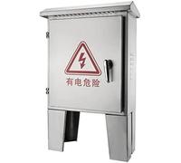 PUFAHAU Scatola Elettrica per Esterni Ip65 con Coperchio Incernierato, Contenitore per Progetti Durevole con Piastra di Montaggio, Scatola per Progetti Elettrici D(Un Colore-L40*20*H60Cm)