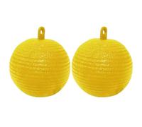 Pufei 2 trappole per mosche della frutta, trappole adesive a forma di agrumi, trappola multifunzionale per interni ed esterni