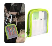 Pufei 6 Grid Fishing Lure Wrap - Copertura trasparente per esche (arancione)