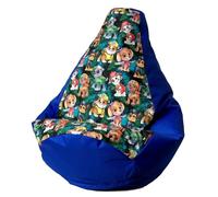 Puff GO GIFT Azzurro Oxford tejido antidesgarros PAW Patrol - La squadra dei