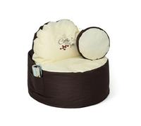 Puff GO GIFT Beige Bronce Oxford tejido antidesgarros 120 x 90 x 90 cm