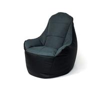 Puff GO GIFT Nero Grafite Oxford tejido antidesgarros