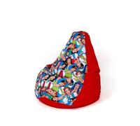 Puff GO GIFT Rosso 130 x 90 cm Pera