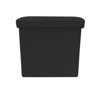 Puff Ottomano Quadrato Pieghevole in similpelle 38x38x38 cm Nyana Home Grande contenitore in stile ottomano Resistente similpelle