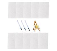 Puff Popcorn Kit di pittura Set artistico 10 fogli 3 penne Sensoriale Texture Disegno Attività Regalo per genitori Bambini Texture Disegno Set
