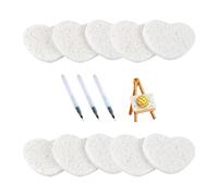 Puff Popcorn Kit di pittura Set artistico 10 fogli 3 penne Sensoriale Texture Disegno Attività Regalo per genitori Bambini Texture Disegno Set