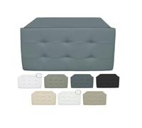 PUFF POUF CONTENITORE ECOPELLE PANCA BAULE IMBOTTITO TRAPUNTATO ELEGANTE +COLORI