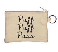 Puff Puff Pass Portachiavi Portamonete Beige