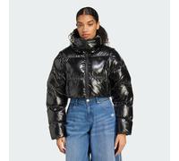 Puffer croppato Essentials Glossy 2-In-1 Black L