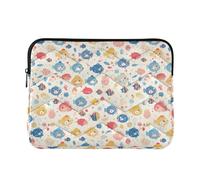 Puffer Hawaiian Fish and Seaweed 13-14 Pollice Laptop Storage Bag Poliestere Borse per Computer con Cerniera per Viaggio di Lavoro