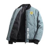 Puffer Jacket Uomo Is.le Of M.a.n T.T, Da Lavoro Maniche Lunghe Antivento Giacca, Ideale Per Escursioni All'aperto, Campeggio, Alpinismo, Giacca(Green,S)