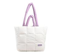 Puffer Tote Bag Women - Borsa trapuntata a tracolla, morbida in nylon | Lightweight Fashion Purse with Zipper Closure, Casual Daaily Utility Bag, Cloud Style Travel Accessory for Daily Use, 44 x 31 x
