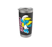 Puffetta Smurfette Felice Sorriso Amici Cartone Animato 80s 90s Classico Bicchiere termico in acciaio inox doppia parete