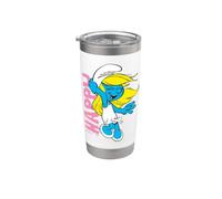 Puffetta Smurfette Felice Sorriso Amici Cartone Animato Classico 80s 90s Bicchiere termico in acciaio inox doppia parete