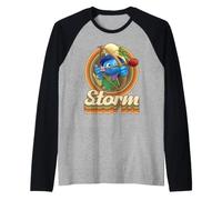 Puffetta Tempesta Giungla Selvaggia Avventura Amazon Classic Maglia con Maniche Raglan