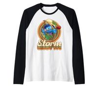Puffetta Tempesta Giungla Selvaggia Avventura Classic Amazon Maglia con Maniche Raglan