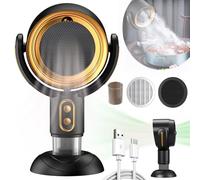 Puffhide Purifier, Puffhide for ventilatore di fumo, Puffhide Eliminatore di fumo, Ventilatore di fumo fumatori in ambienti chiusi, Ventilatore Puff Chill for fumatori, purificatore di fumo.(Gold-Char