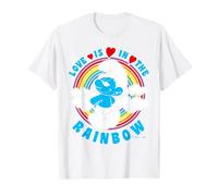 Puffi Arcobaleno Amore Romantico San Valentino Amico Classico BFF Maglietta