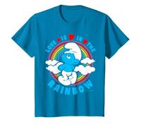 Puffi Arcobaleno Amore Romantico San Valentino Classico Amico BFF Maglietta