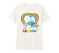 Puffi Arcobaleno Artistico Puffo Genio Creativo Senza Tempo Pop Maglietta Premium