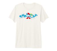 Puffi Big Papa Puffetta Team Dancing Happy Classic Vibes Maglietta Premium