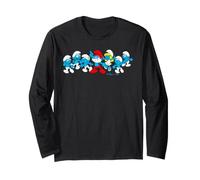 Puffi Big Papa Puffetta Team Dancing Happy Vibes Classico Maglia a Manica