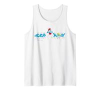 Puffi Big Papa Team Cartoon 80s 90s Carino Retro Classico Divertimento Canotta
