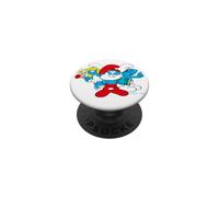 Puffi Grande Papà Puffetta Brainy Cartoon 80s 90s Retro Pose PopSockets PopGrip Adesivo