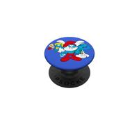 Puffi Grande Papà Puffetta Brainy Cartoon Retro 80s 90s Pose PopSockets PopGrip Adesivo