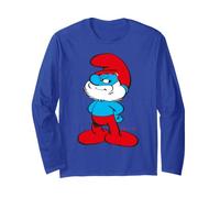 Puffi Grande Papa Saggio Vecchio Intelligente Genius Posa Classico Maestro Maglia a Manica