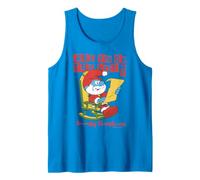 Puffi Natale Puffi Natale Big Papa Puffo Bella Lista Retro Canotta