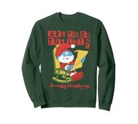 Puffi Natale Puffi Natale Big Papa Puffo Bella Lista Retro Felpa