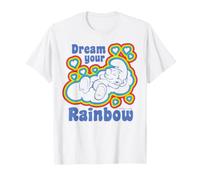 Puffi Rainbow Dreams Happy Nap Sleepy Puffo Retro Daydream Maglietta