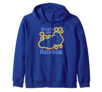 Puffi Rainbow Dreams Happy Nap Sleepy Retro Puffo Daydream Felpa con Cappuccio