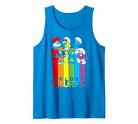 Puffi Rainbow Team Colors Crazy Friends Classico Festa BFF Canotta