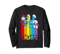 Puffi Rainbow Team Colors Crazy Friends Party BFF Classico Maglia a Manica