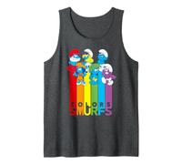 Puffi Rainbow Team Colors Crazy Friends Party Classico BFF Canotta