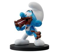 Puffi The Smurfs Blue Resin Statua Greedy Smurf 11 cm Puppy