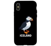 Puffin Muffin Seabird Cute Atlantic Puffin Custodia per iPhone X/XS