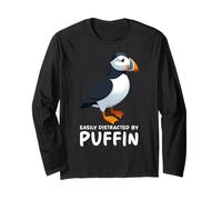 Puffin Muffin Seabird Cute Atlantic Puffin Maglia a Manica
