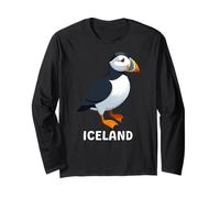 Puffin Muffin Seabird Cute Atlantic Puffin Maglia a Manica