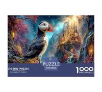 Puffin Puzzle Impossibili 1000Pcs Cascate forestali Decorazione Per La Casa. Giochi Rilassamento E Intelligence Per Adulti E Ragazzi Da 14 Anni 38x26cm/1000pcs