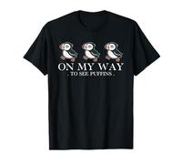 Puffin Watcher Bird Lover Ornithologist Biologist Maglietta