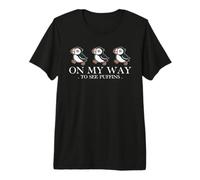 Puffin Watcher Bird Lover Ornithologist Biologist Maglietta Premium