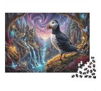 PuffinPuzzle Premium 1000 Pezzi Intrattenimento Familiare Fortezza della Galassia Antistress Cartone Qualità, Regalo Compleanno Natale 70x50cm/1000pcs