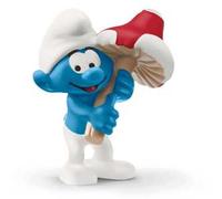 Schleich Puffo con fungo (Smurfs) – Multicolore – Piccolo – 20819