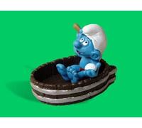 Puffo nella vasca da bagno