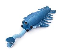 PuffPurrs Opabinia Regalis Realistico Peluche 25" Creatura Marina Cambriana per Bambini